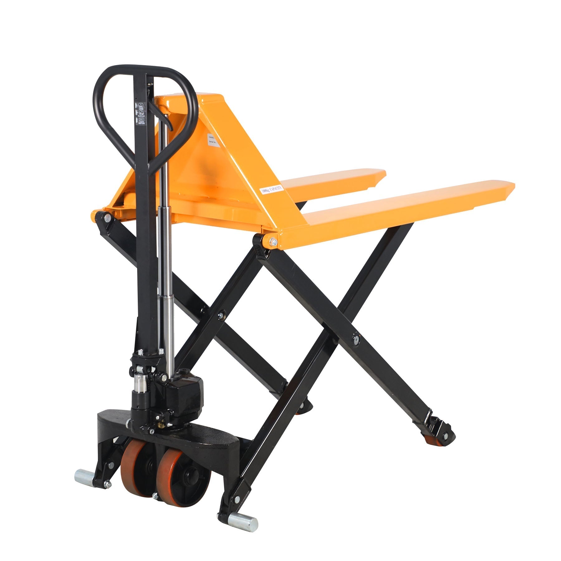Palette Lift 997,9 kg. 45'Lx27'W Gabel 3.3'' gesenkt. 31.5'' angehoben