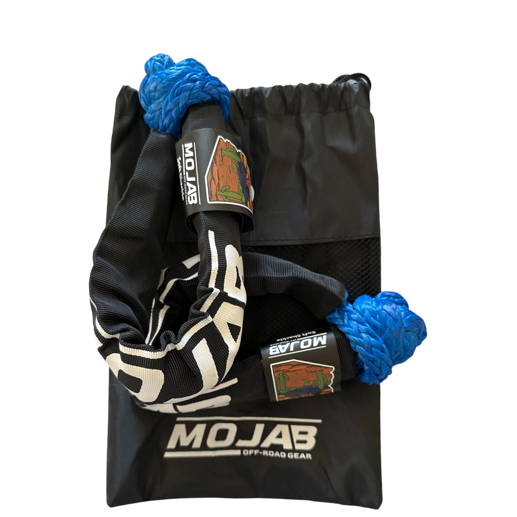 Soft Shackle 3/8'' x 22' mit Sleeve und Tasche (2er-Set Shackles) (Lebenslange Garantie)