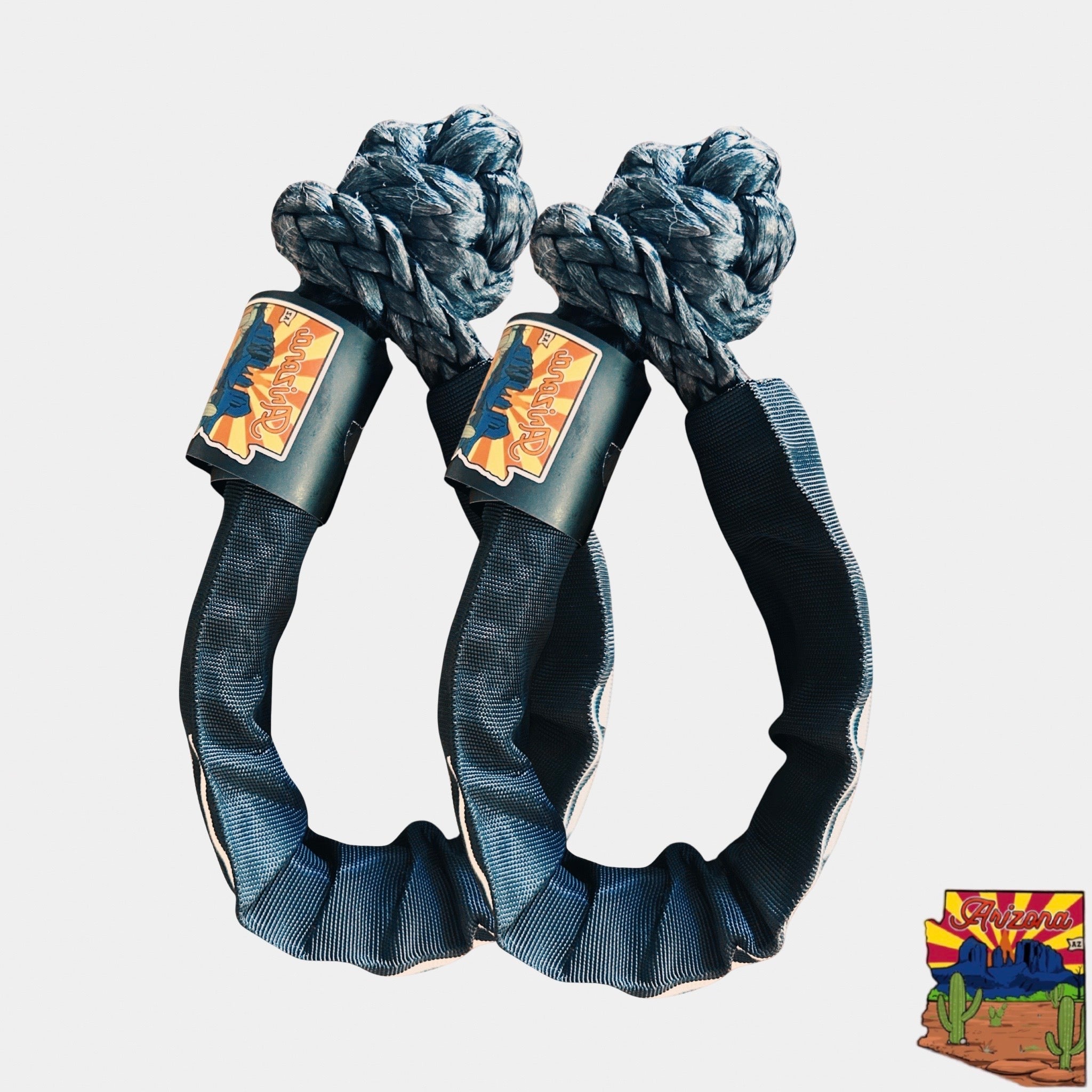 Soft Shackle 1/2'' x 22'' mit Sleeve und Tasche (2er-Set Shackles) (Lebenslange Garantie)