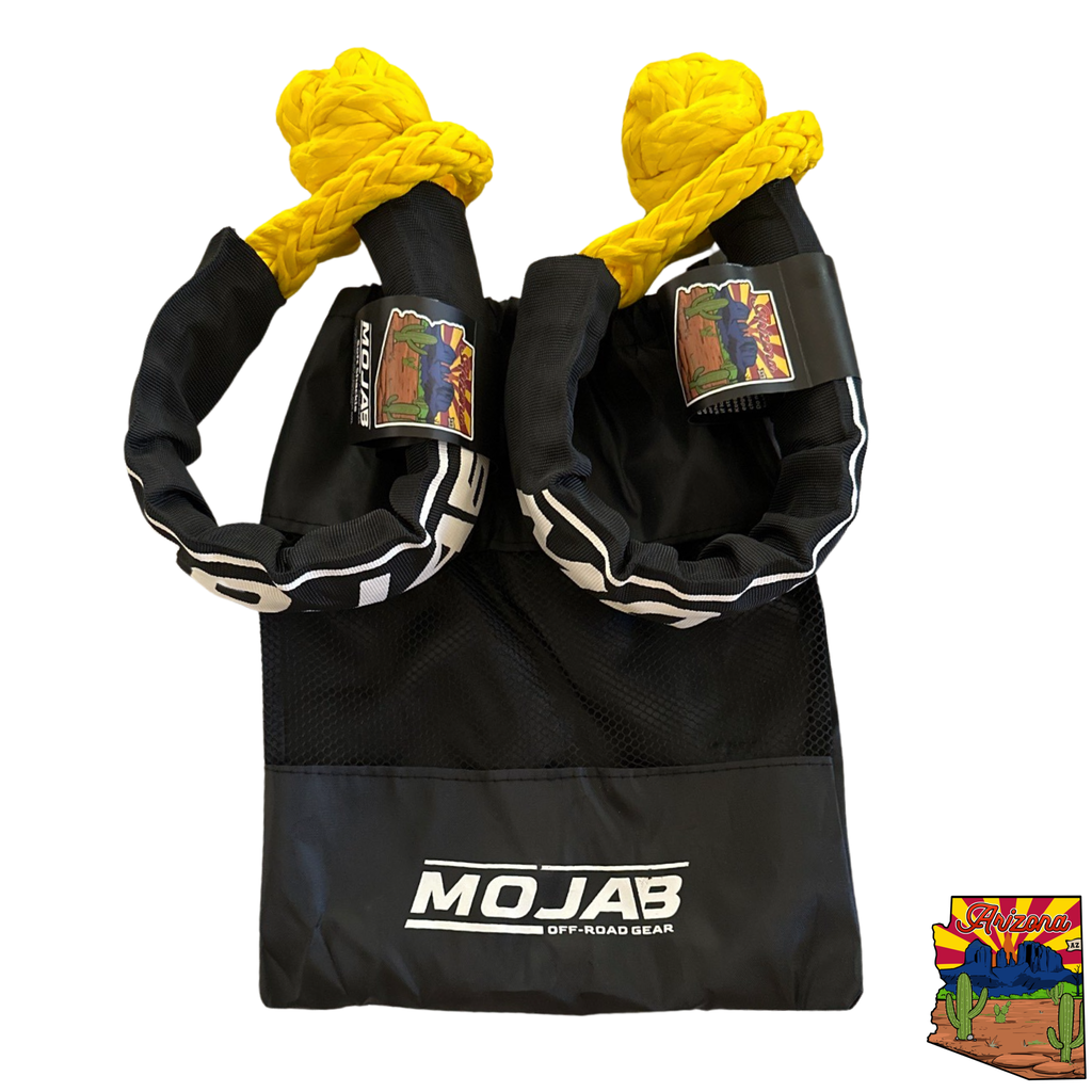 Soft Shackle 1/2'' x 22'' mit Sleeve und Tasche (2er-Set Shackles) (Lebenslange Garantie)