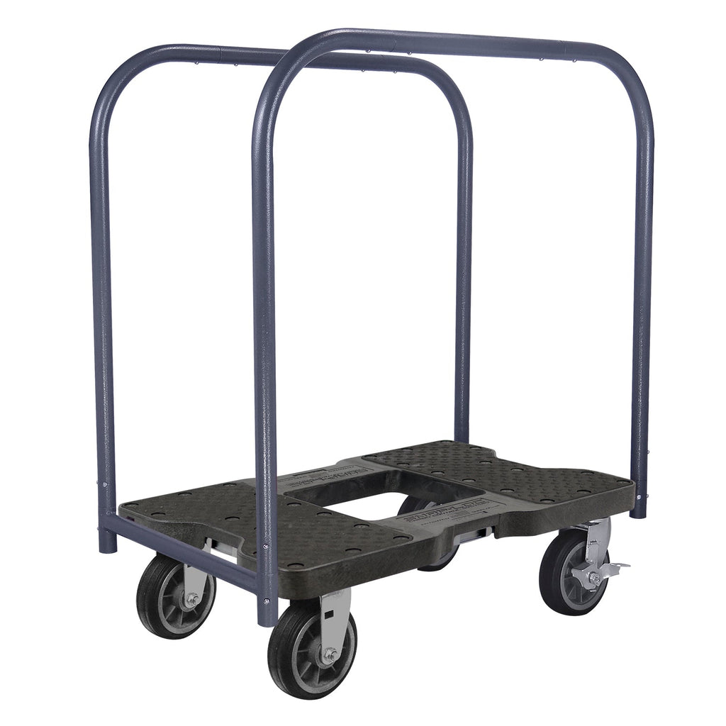 Snap-Loc E-Track Dolly - All-Terrain, 0,68 kg Kapazität mit 6' Solid Rubber Casters - Rot