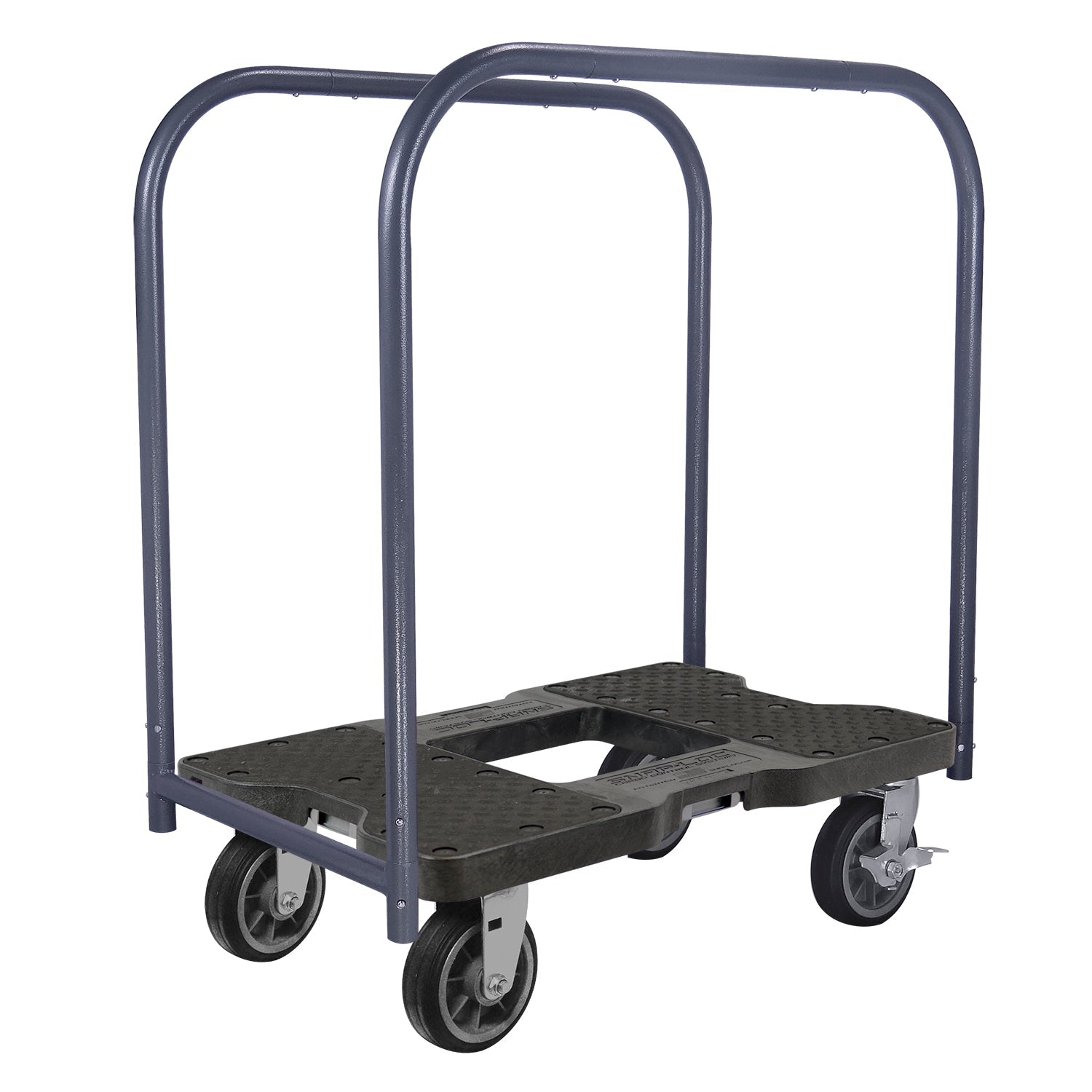Snap-Loc E-Track Dolly - All-Terrain, 0,68 kg Kapazität mit 6' Solid Rubber Casters - Rot