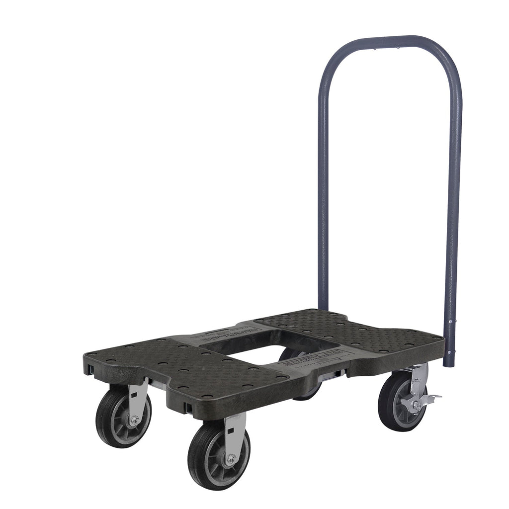Snap-Loc E-Track Dolly - All-Terrain, 0,68 kg Kapazität mit 6' Solid Rubber Casters - Rot