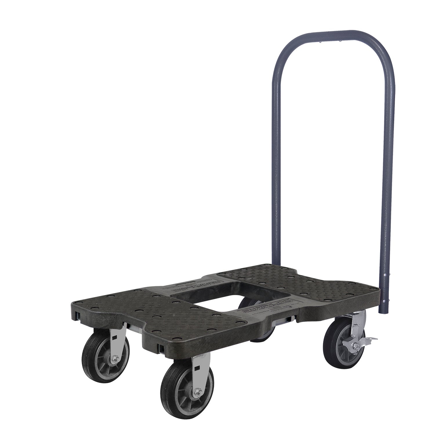 Snap-Loc E-Track Dolly - All-Terrain, 0,68 kg Kapazität mit 6' Solid Rubber Casters - Rot