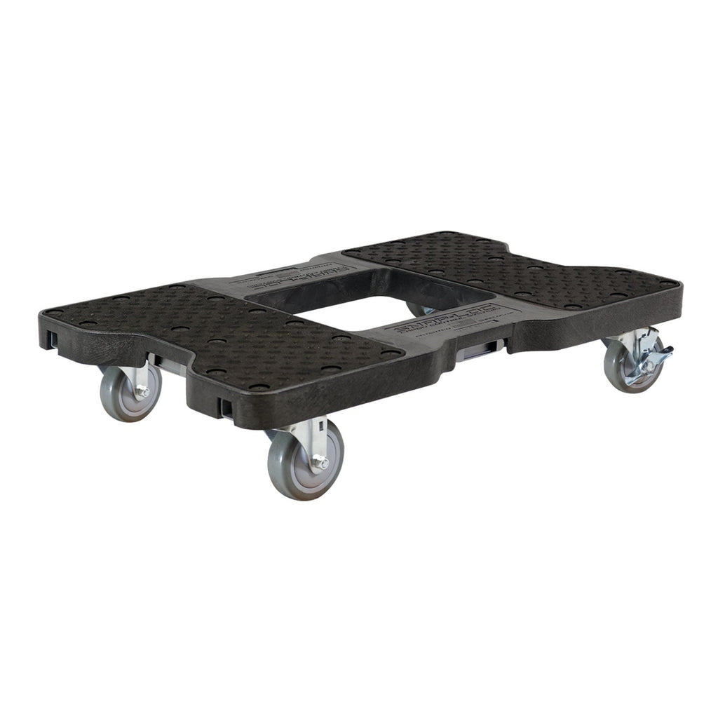 Snap-Loc E-Track Dolly - Industrielle Stärke, 0,68 kg Kapazität mit 4' Polyurethan-Schwenkrollen