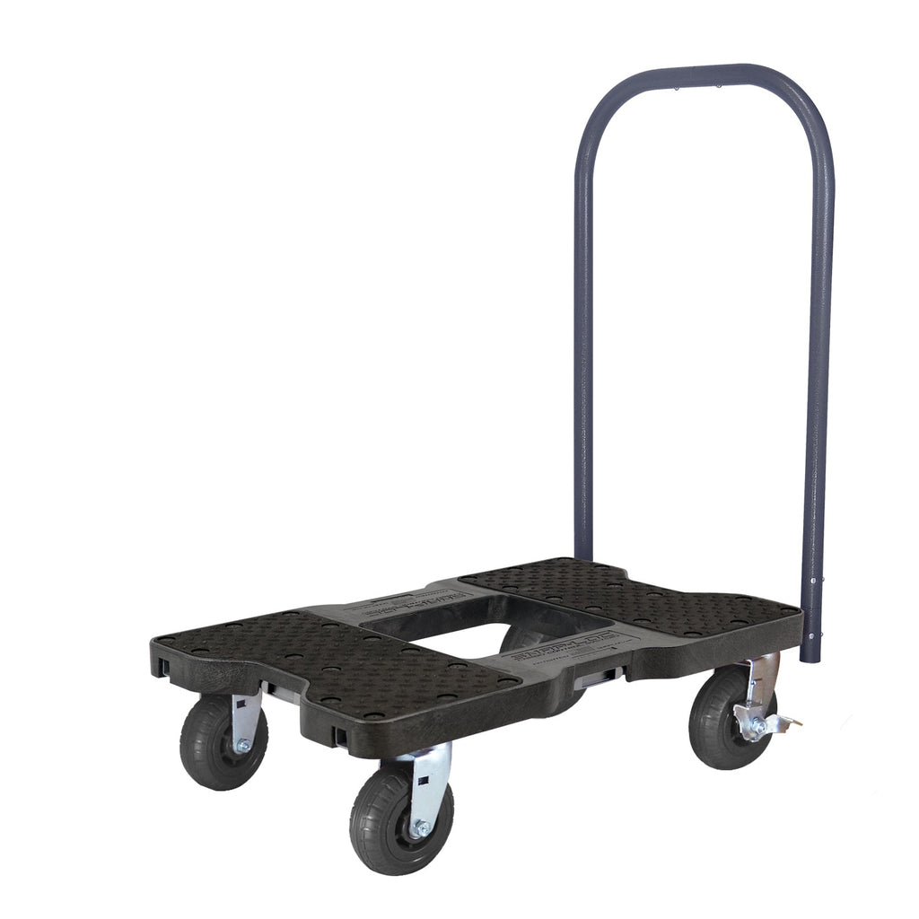 Snap-Loc E-Track Dolly - Extreme-Duty, 0,73 kg Kapazität mit 6' Solid Synthetic Rubber Casters - Rot