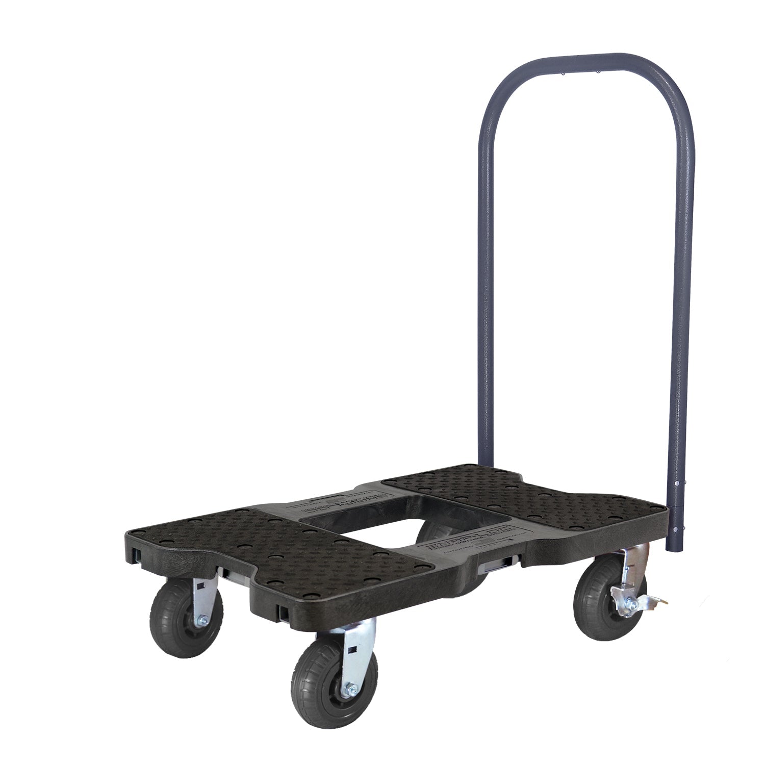 Snap-Loc E-Track Dolly - Extreme-Duty, 0,73 kg Kapazität mit 6' Solid Synthetic Rubber Casters - Rot