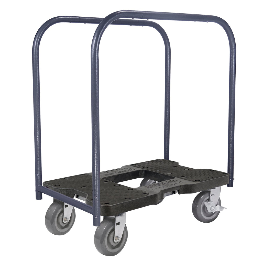 Snap-Loc E-Track Dolly - Super-Duty, 0,82 kg Kapazität mit 6' Polyurethan-Schwenkrollen - Rot
