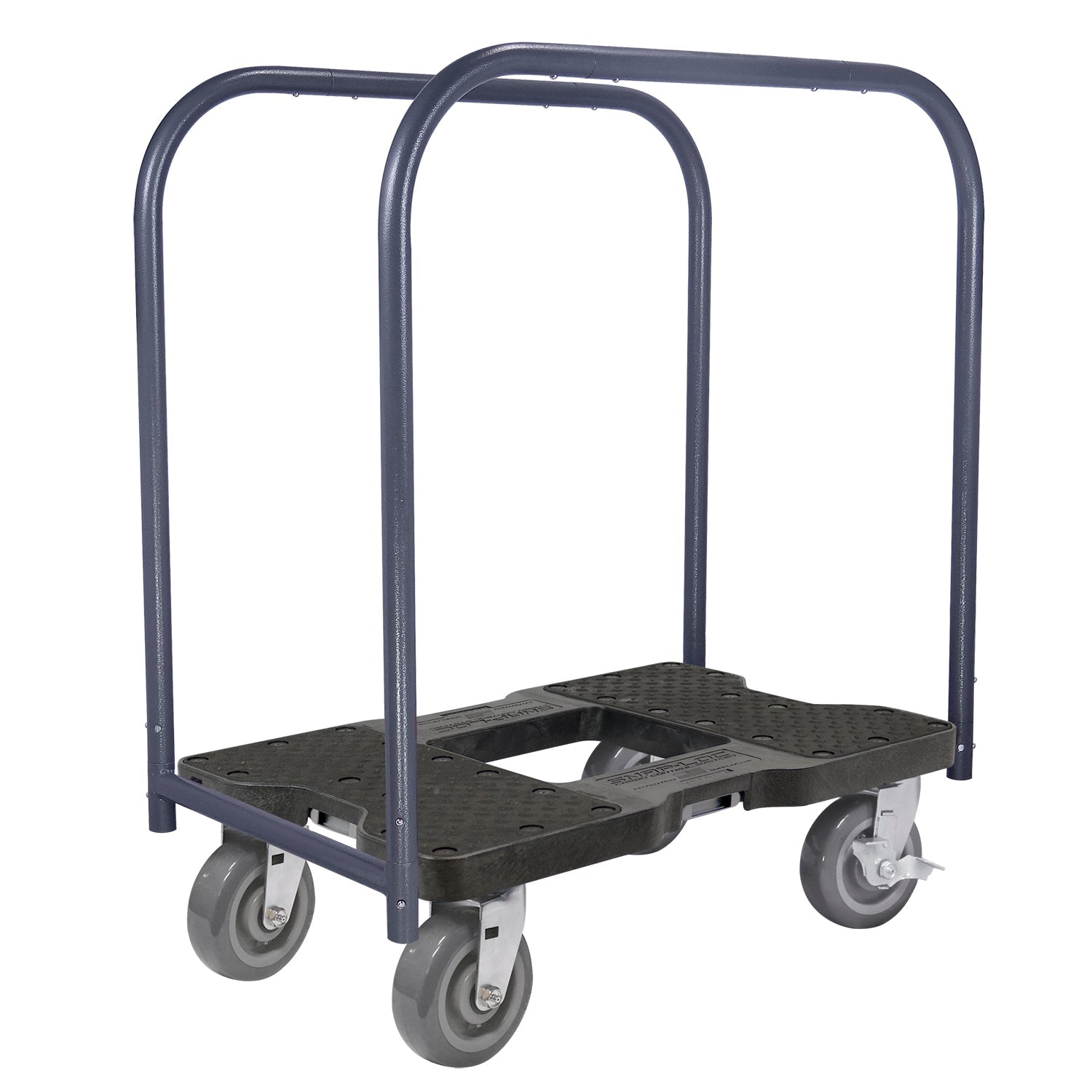 Snap-Loc E-Track Dolly - Super-Duty, 0,82 kg Kapazität mit 6' Polyurethan-Schwenkrollen - Rot