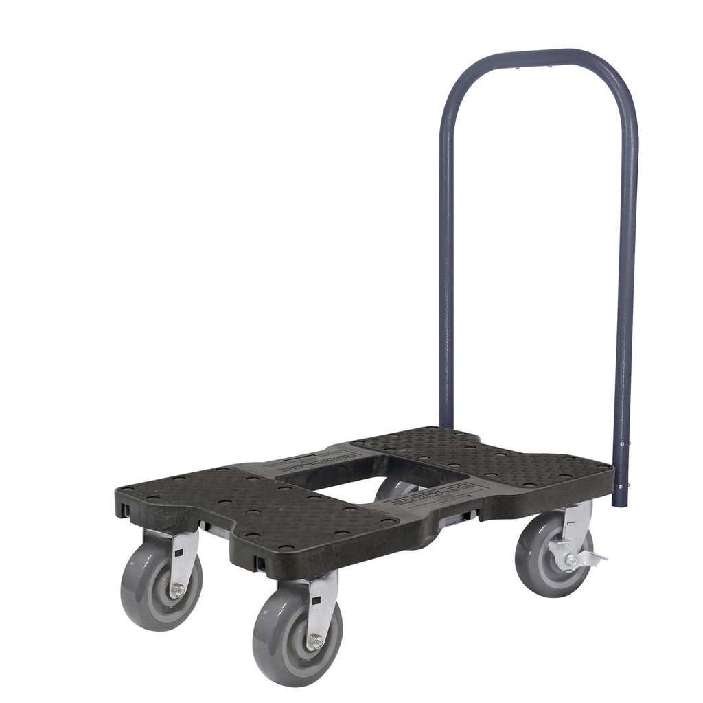 Snap-Loc E-Track Dolly - Super-Duty, 0,82 kg Kapazität mit 6' Polyurethan-Schwenkrollen - Rot