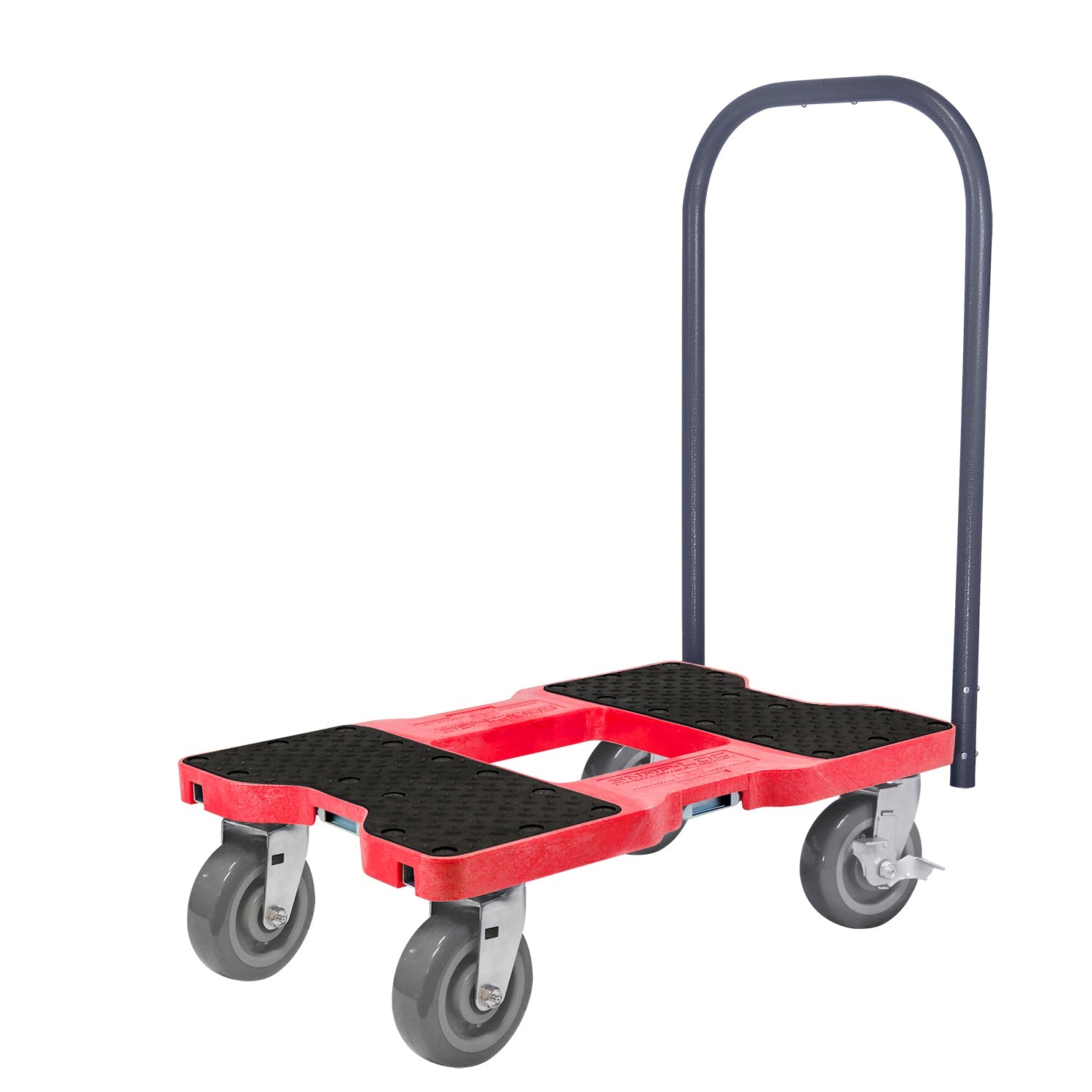 Snap-Loc E-Track Dolly - Super-Duty, 0,82 kg Kapazität mit 6' Polyurethan-Schwenkrollen - Rot
