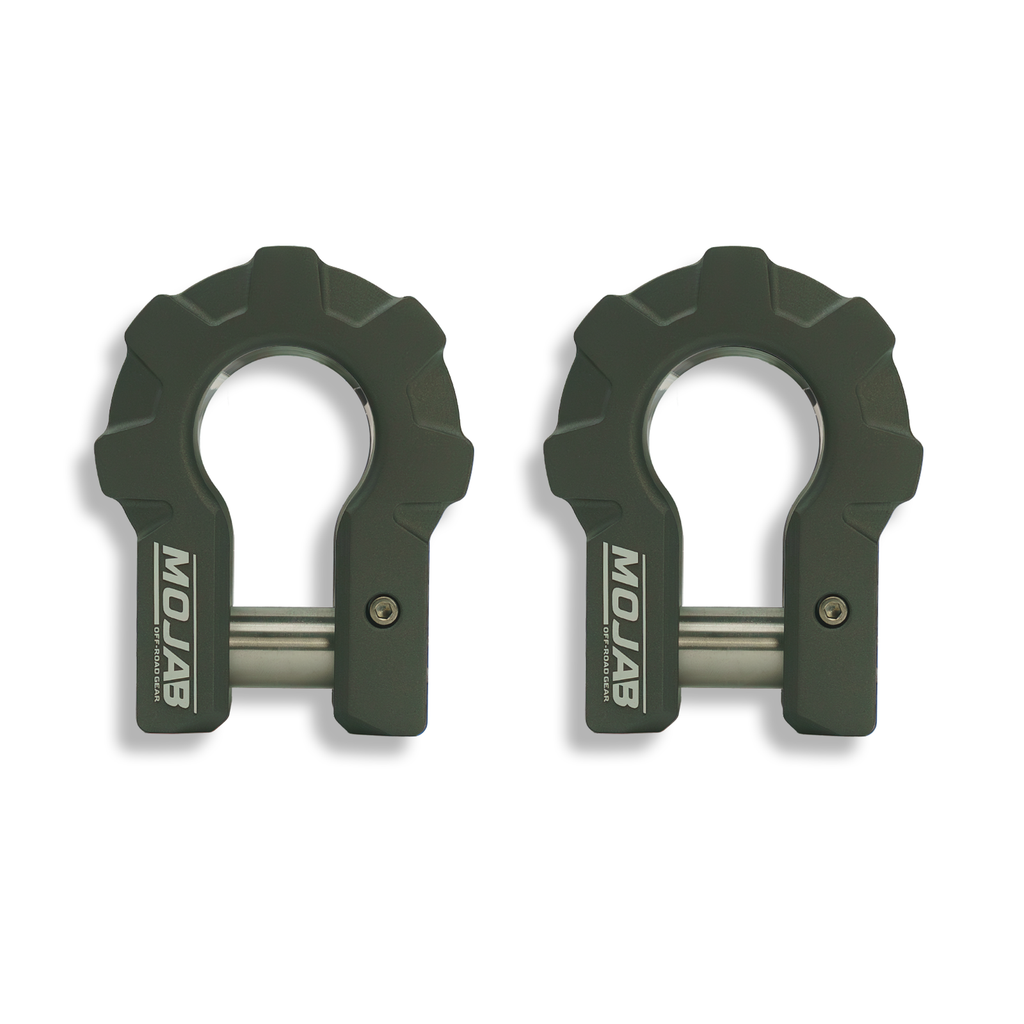3/4'' Extreme Duty Aluminium D-Shackle Set (9T) (LIFETIME GARANTIE*)