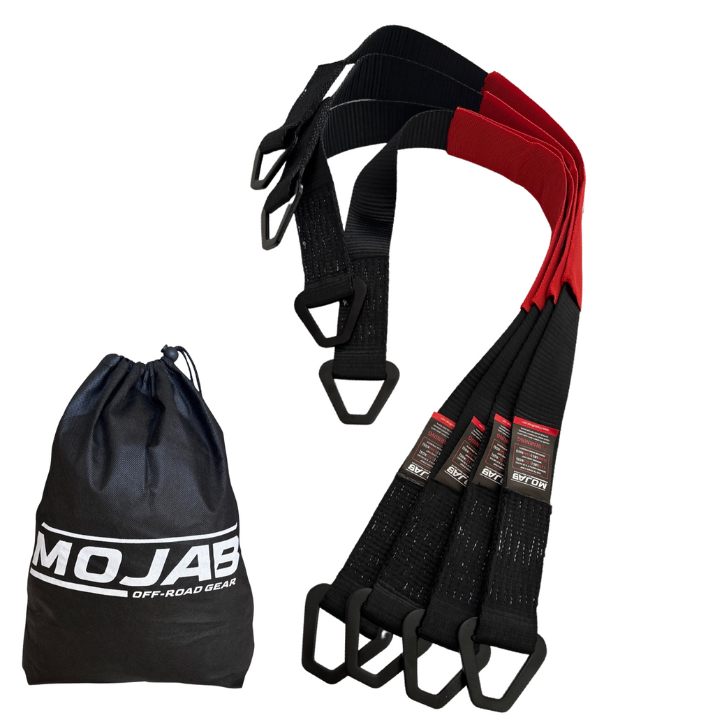 2'x 39'' Axle Tie-down mit Ringen (Packung von 4) (Lebenslange Garantie)
