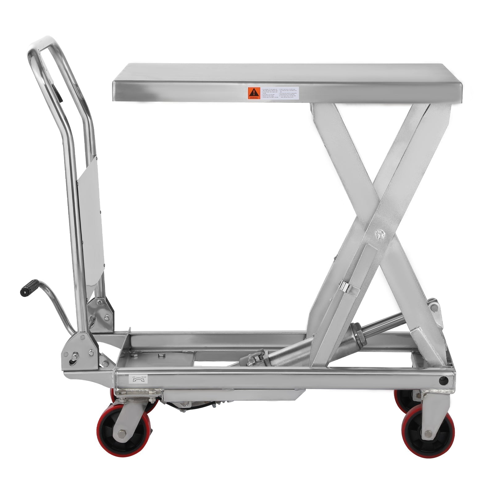 Single Scissor Lift Table 498,95 kg 35.4' Hubhöhe - Edelstahl
