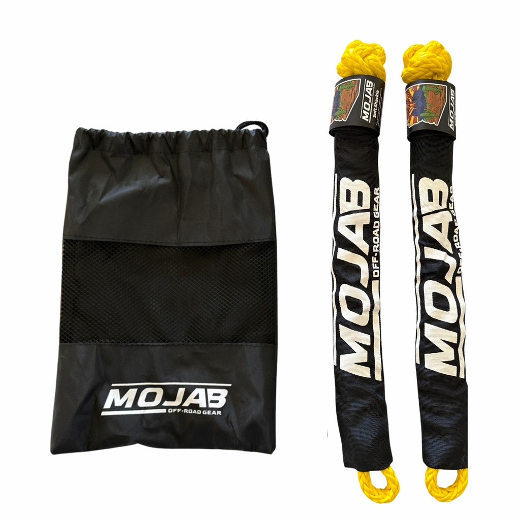 Soft Shackle 3/8'' x 22' mit Sleeve und Tasche (2er-Set Shackles) (Lebenslange Garantie)