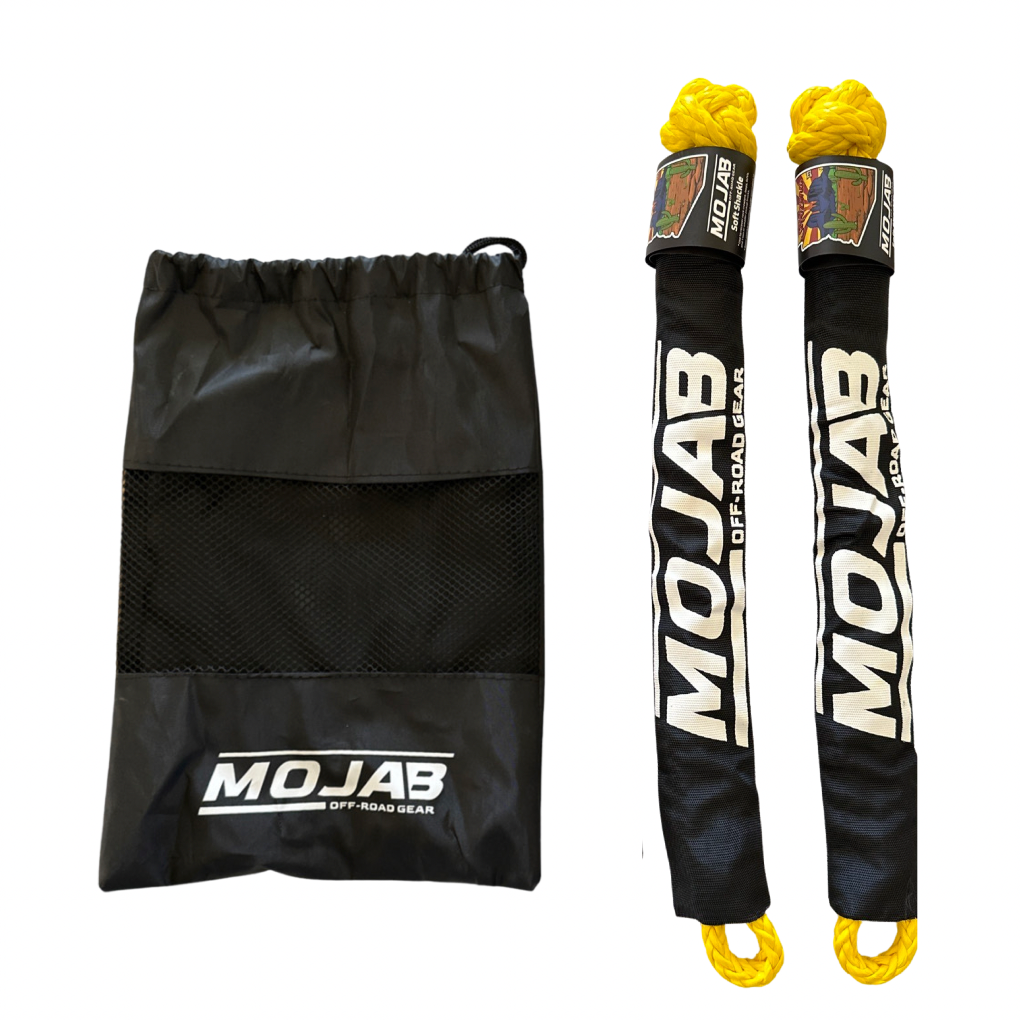 Soft Shackle 3/8'' x 22' mit Sleeve und Tasche (2er-Set Shackles) (Lebenslange Garantie)