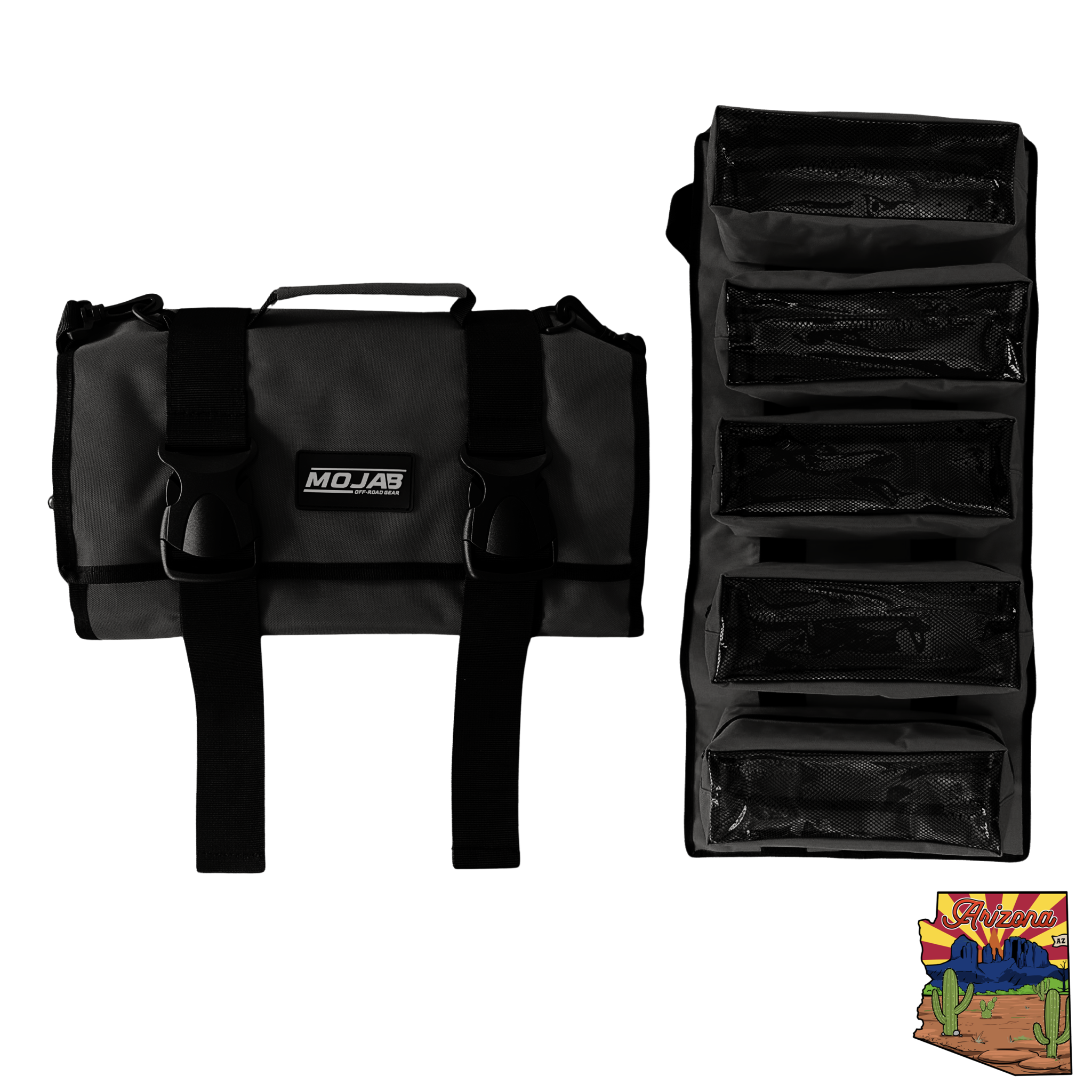 Große Canvas Tool Organizer Tasche mit 5 abnehmbaren Beuteln