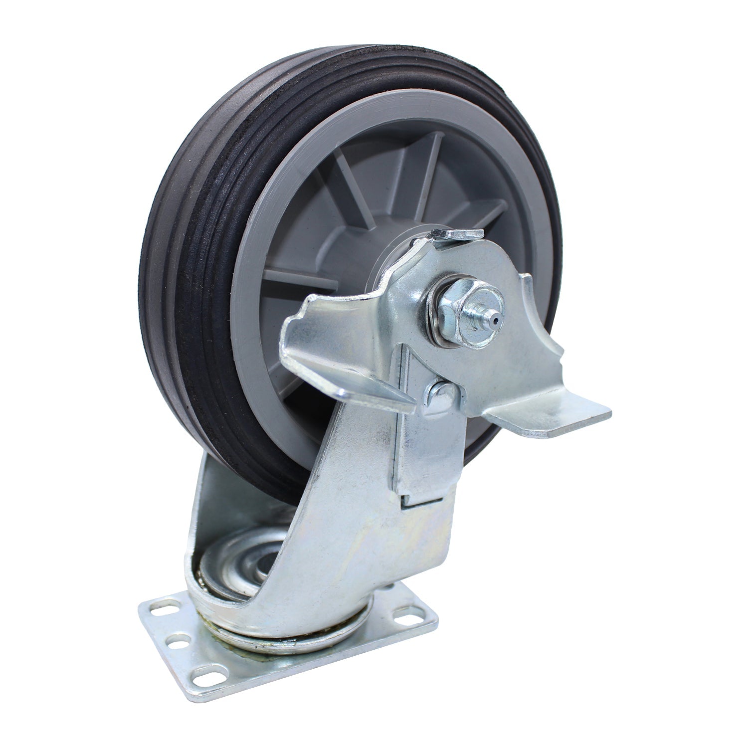 Snap-Loc 170,1 kg 6' All-Terrain Solid Rubber Caster