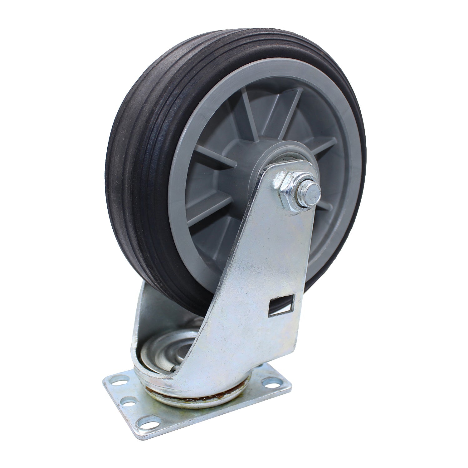 Snap-Loc 170,1 kg 6' All-Terrain Solid Rubber Caster