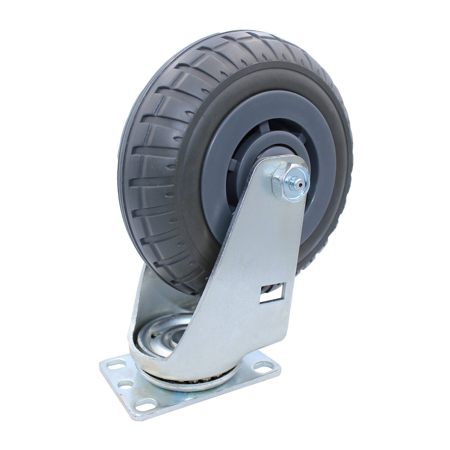 Snap-Loc 181,44 kg 6'Extreme-Duty Synthetic Rubber Caster