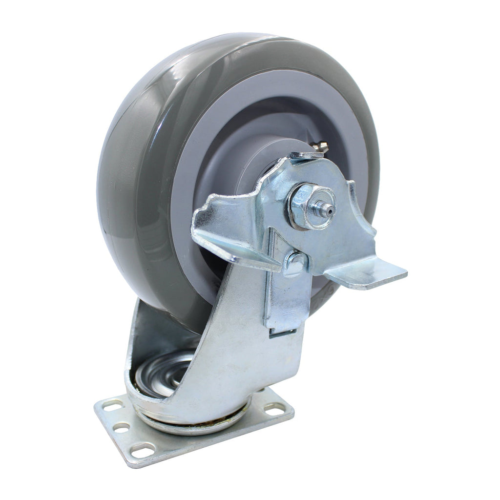 Snap-Loc 204,12 kg 6' Super-Duty Polyurethan Caster