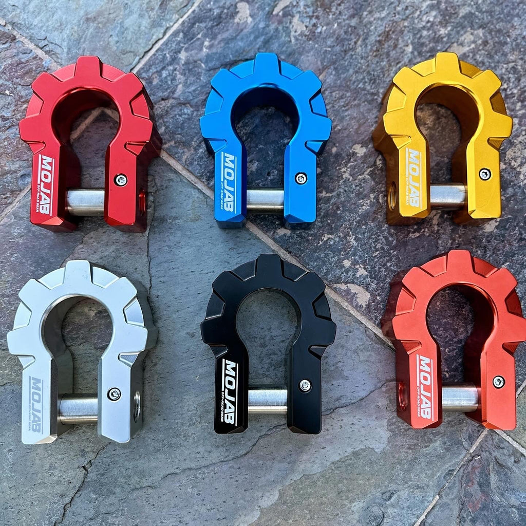 3/4'' Extreme Duty Aluminium D-Shackle Set (9T) (LIFETIME GARANTIE*)