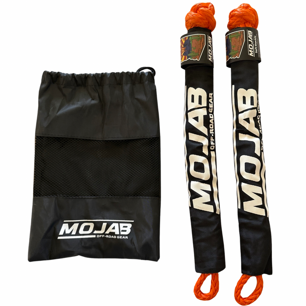 Soft Shackle 3/8'' x 22' mit Sleeve und Tasche (2er-Set Shackles) (Lebenslange Garantie)