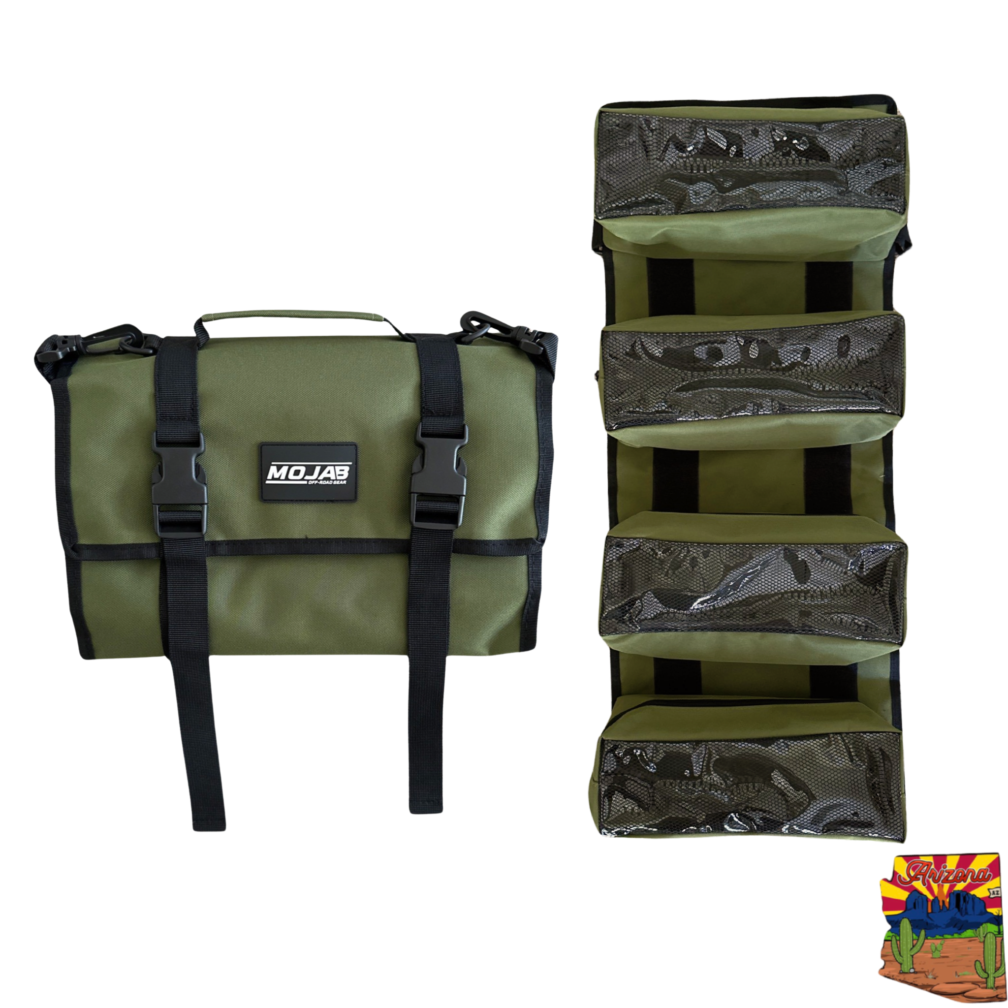 Mittlere Canvas Tool Organizer Tasche mit abnehmbaren Beuteln