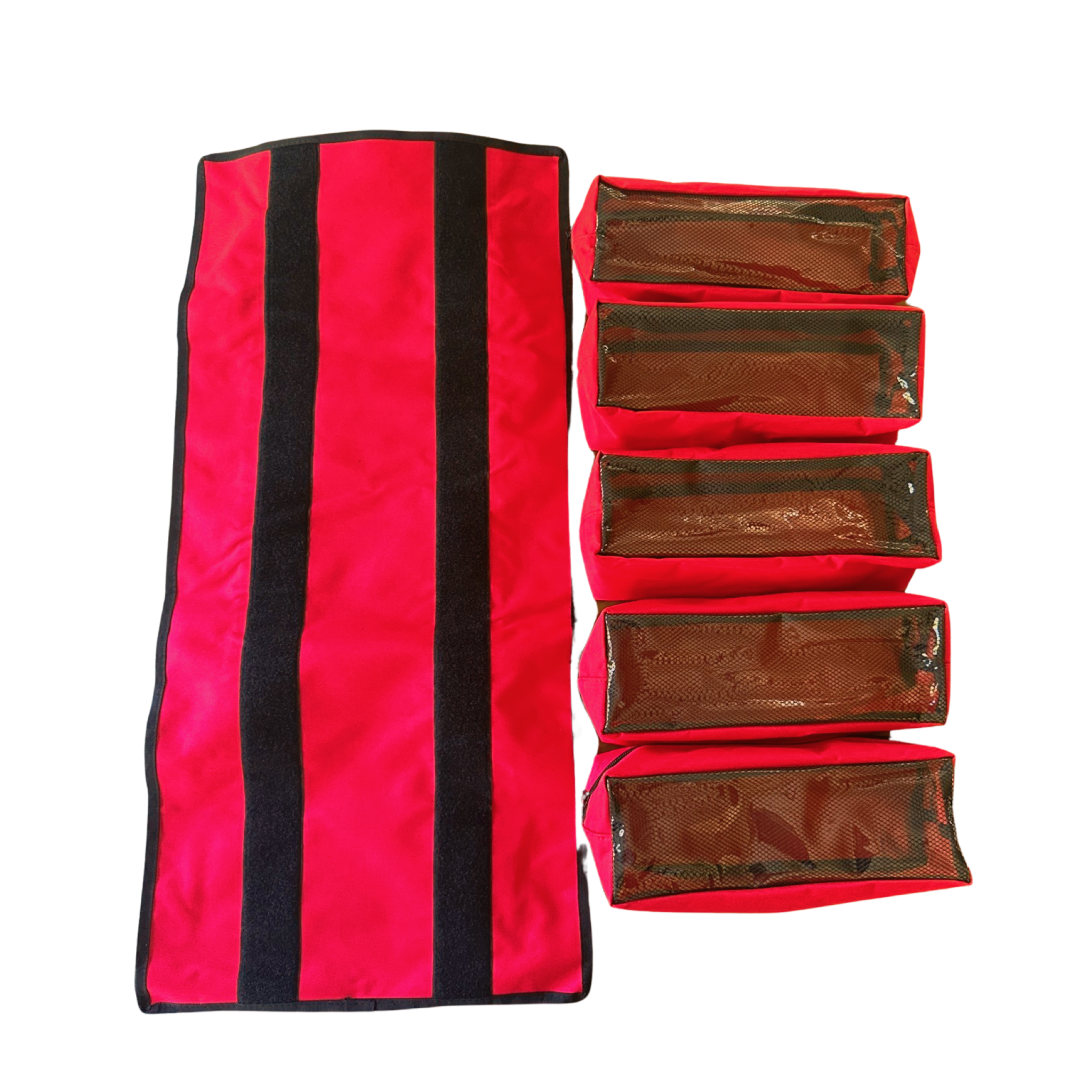 Große Canvas Tool Organizer Tasche mit 5 abnehmbaren Beuteln
