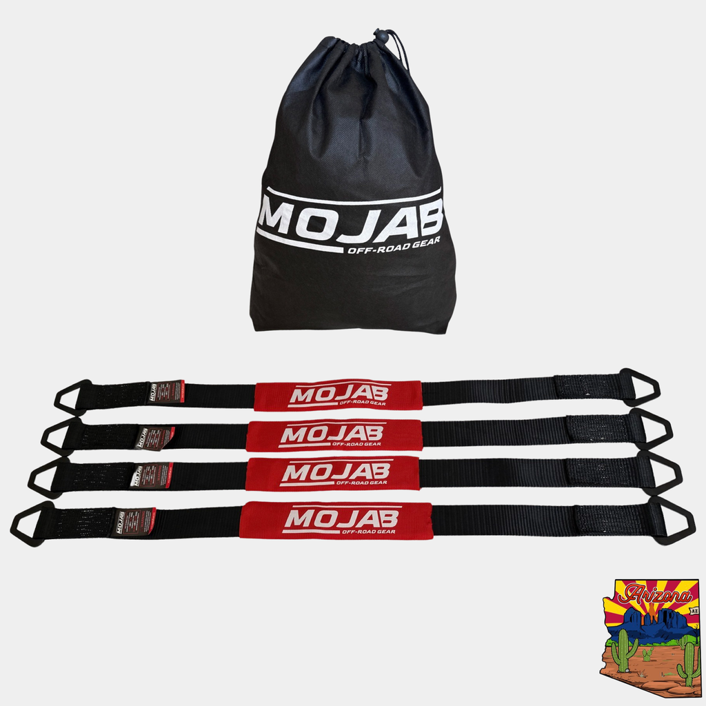 2'x 39'' Axle Tie-down mit Ringen (Packung von 4) (Lebenslange Garantie)