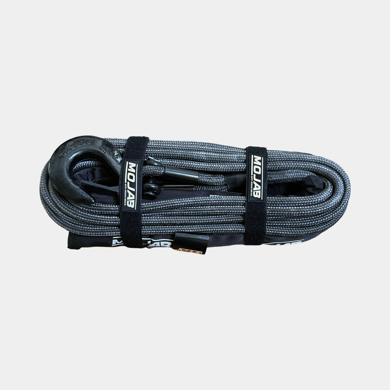 3/8'' x 85' Doppelgeflochtenes Windenseil mit abnehmbarem geschmiedetem Windenhaken