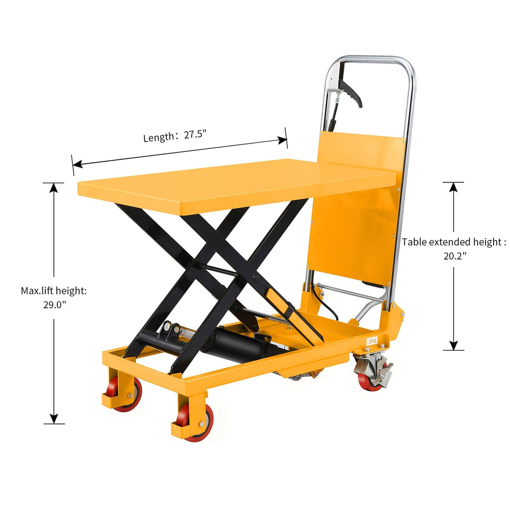 Single Scissor Lift Table 149,69 kg. 29' Hubhöhe