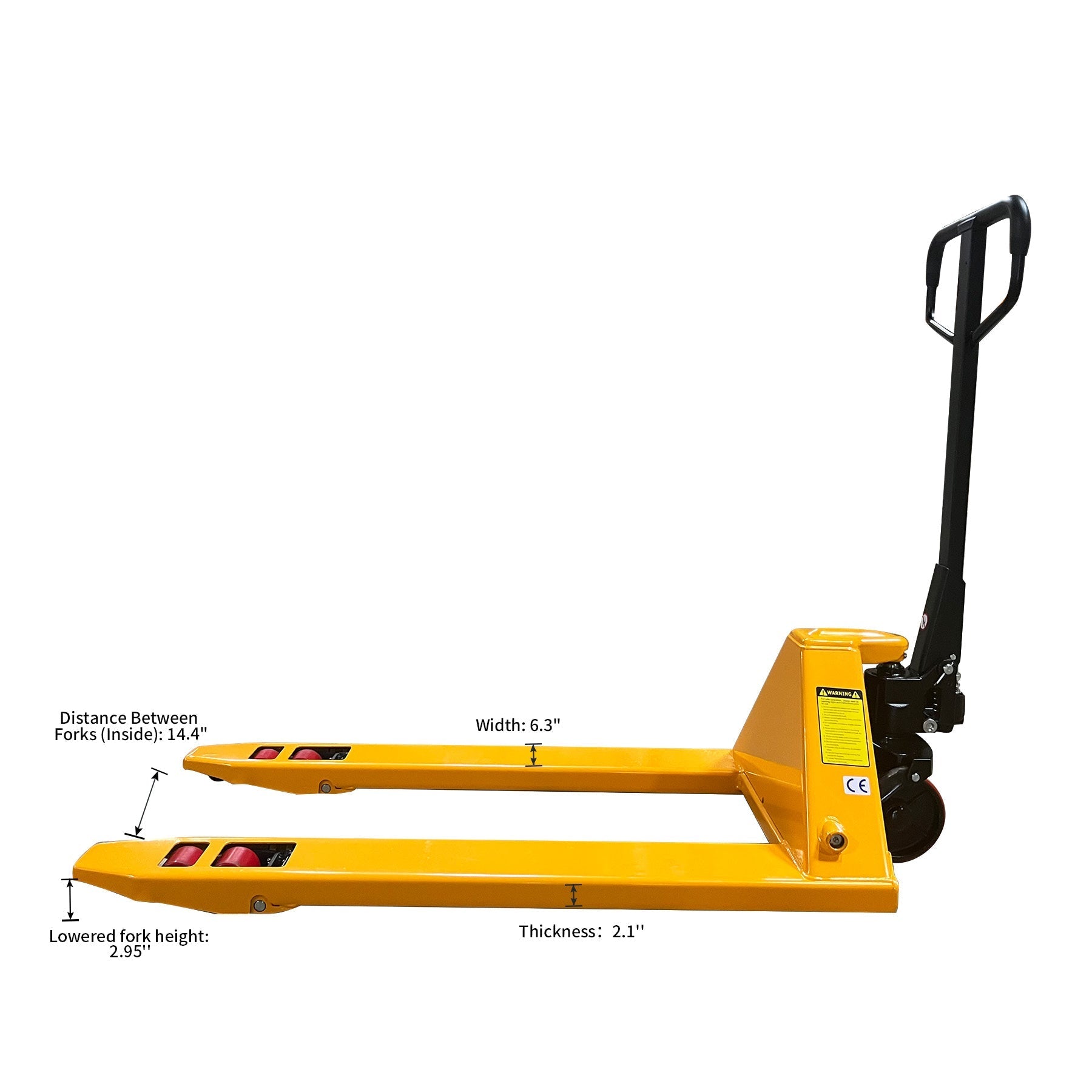 Heavy Duty Manual Hand Palette Jack für Material Handling 3492,66 kg 48 'x27'Fork