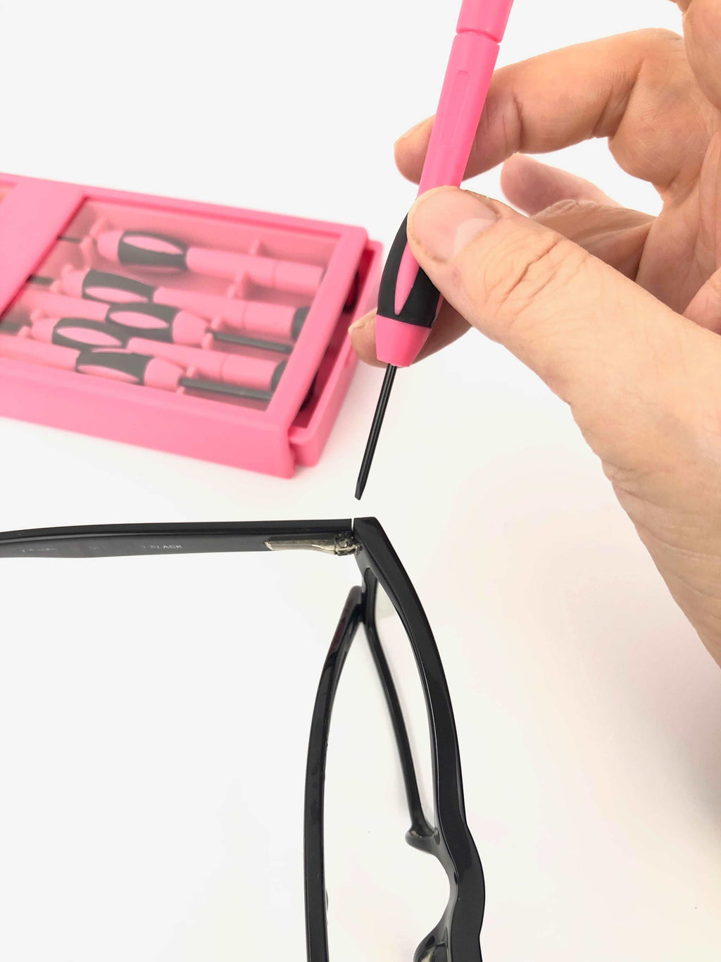 53 Stück Haushalts-Tool-Kit mit Tool Box Rosa- DT9773P