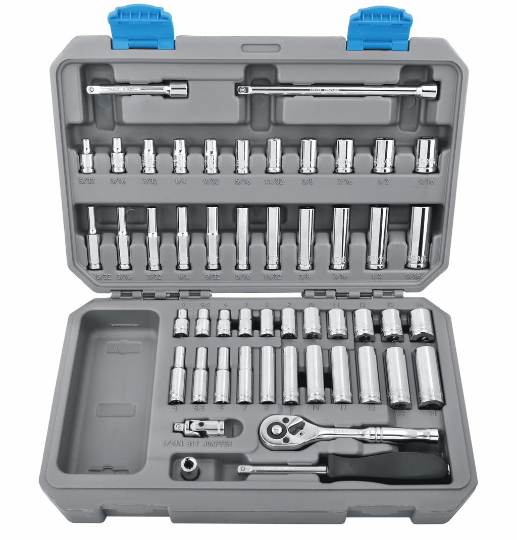 APOLLO TOOLS - DT0004-50 Stück 1⁄4' Drive Socket Set