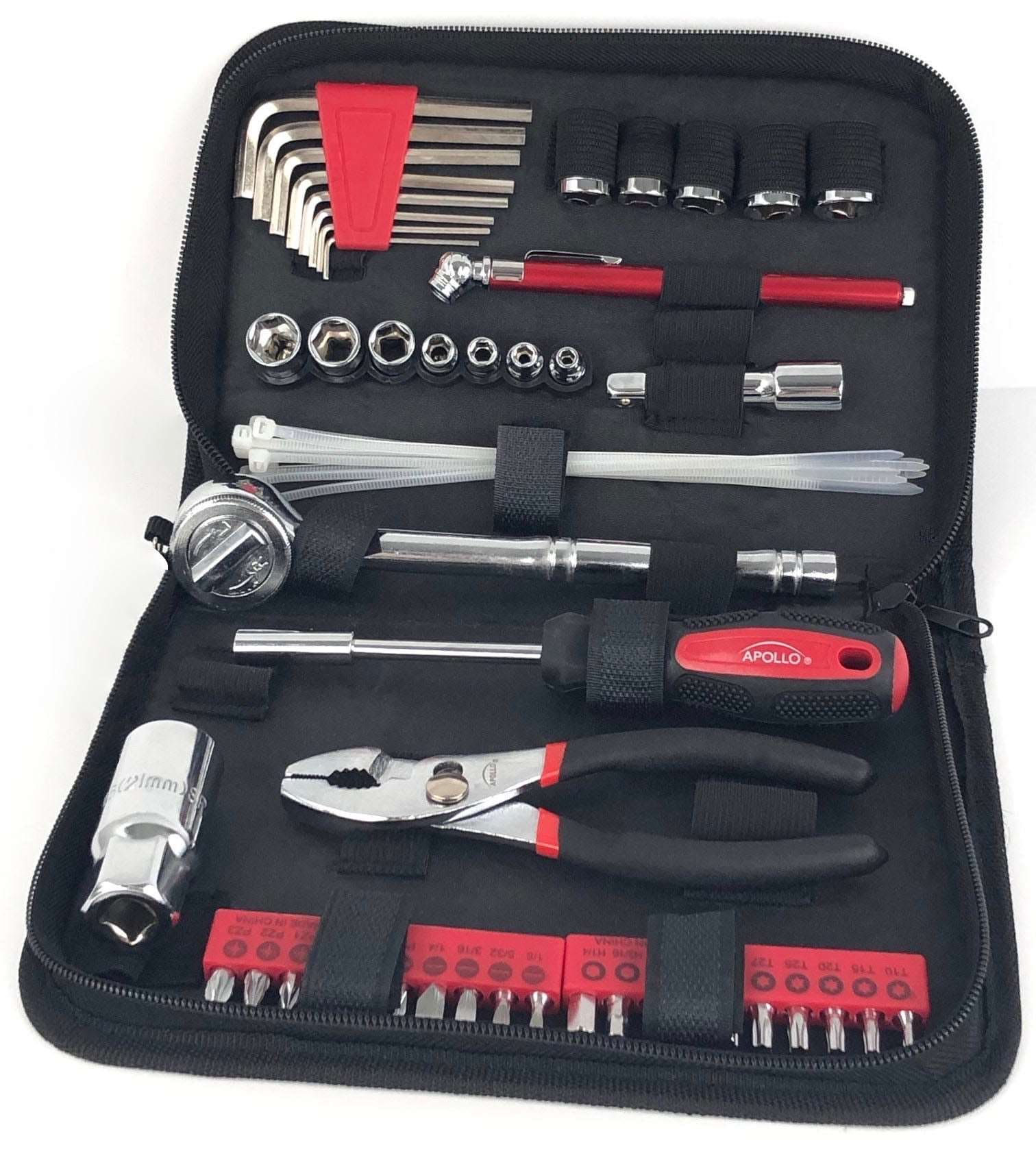 56 Stück SAE Auto Werkzeugset in Zipper Case - DT9774