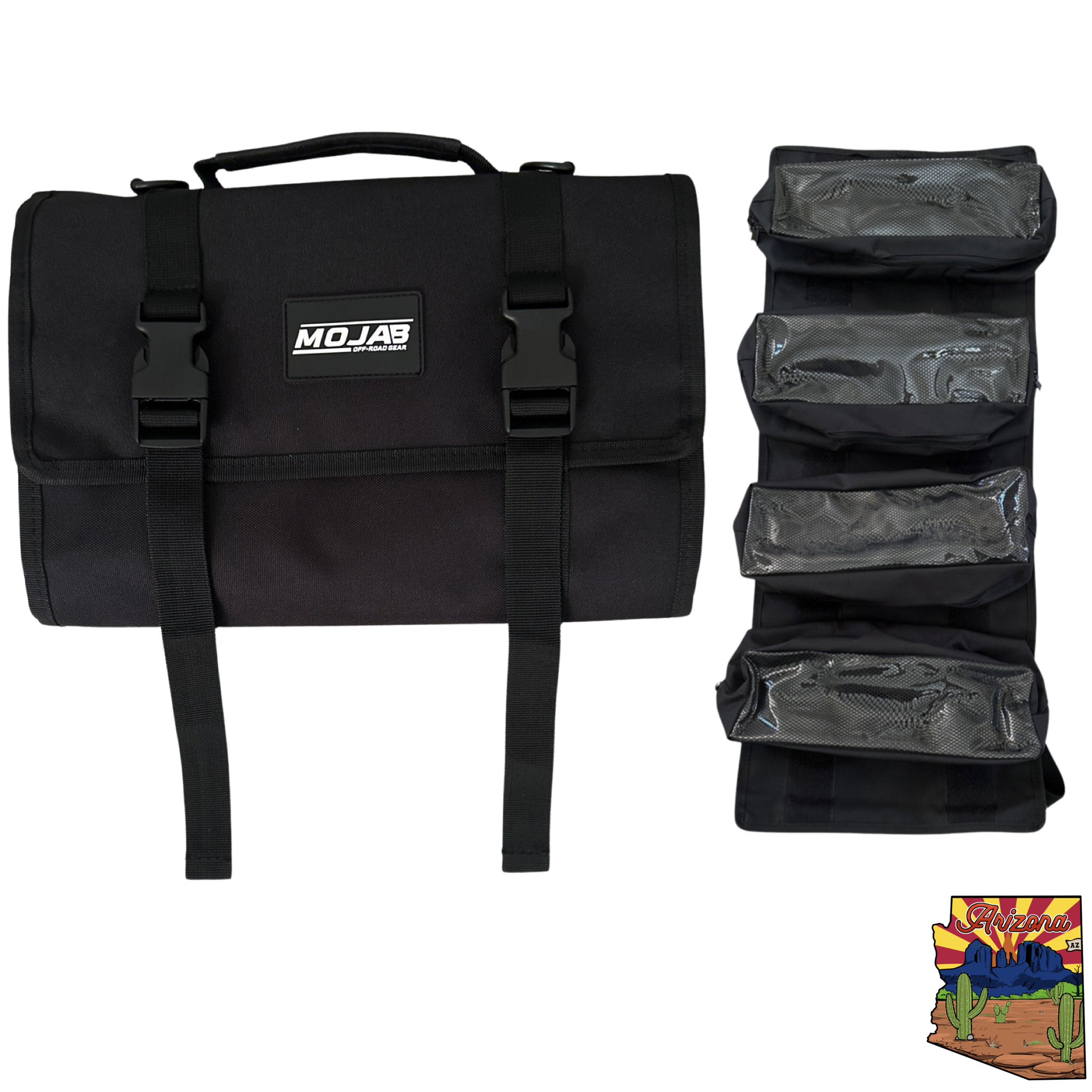 Mittlere Canvas Tool Organizer Tasche mit abnehmbaren Beuteln