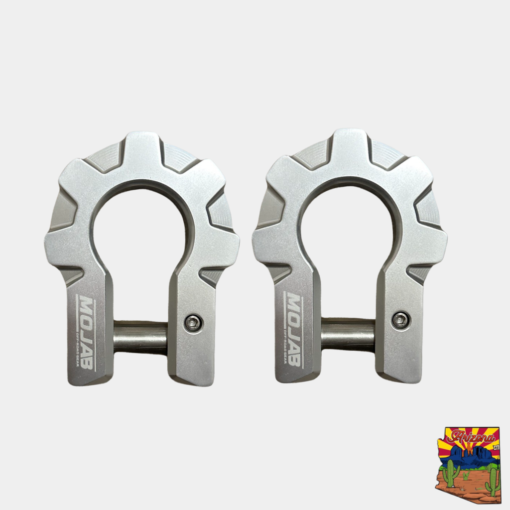 3/4'' Extreme Duty Aluminium D-Shackle Set (9T) (LIFETIME GARANTIE*)