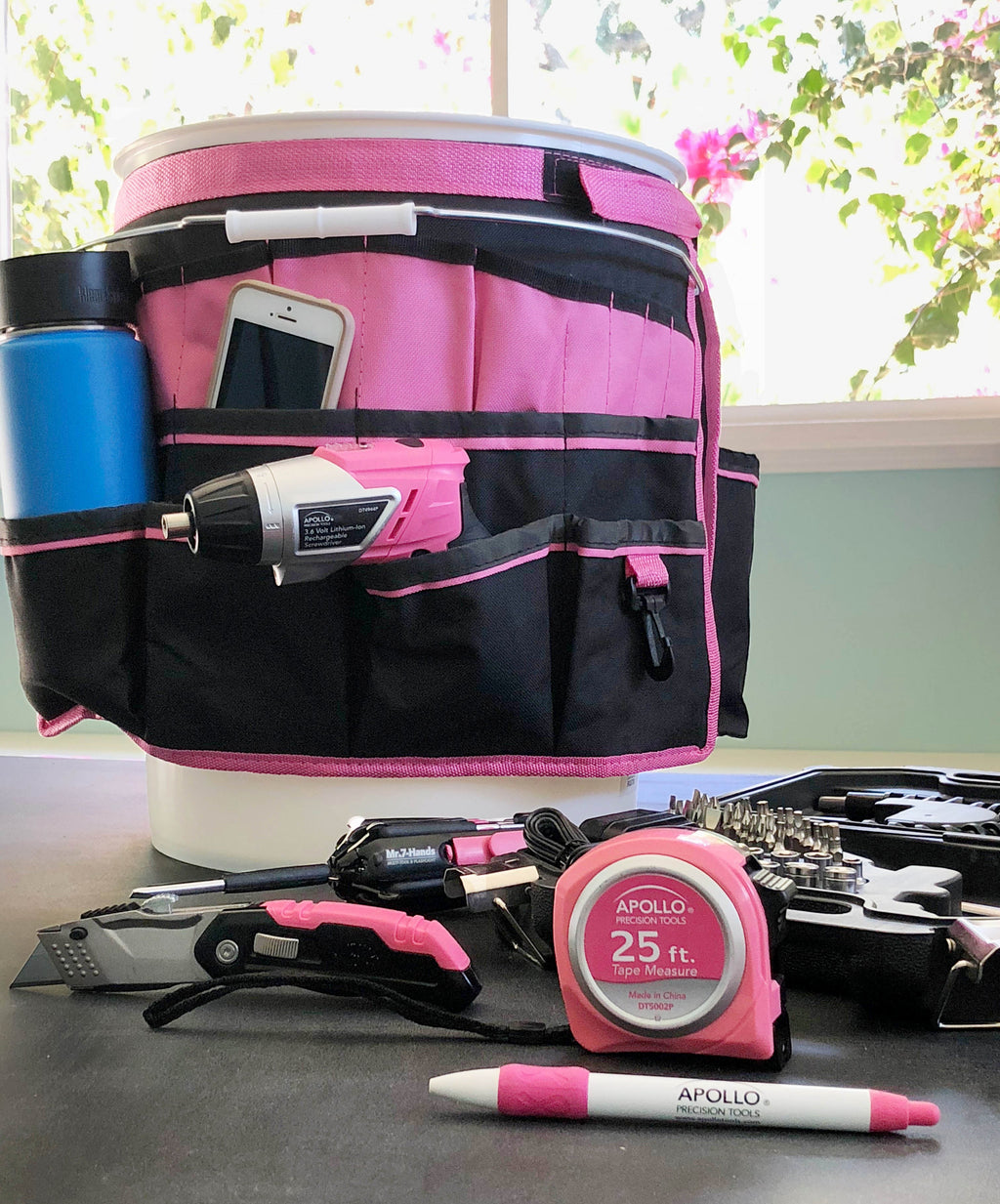 Bucket Organizer - Rosa - DT0825P