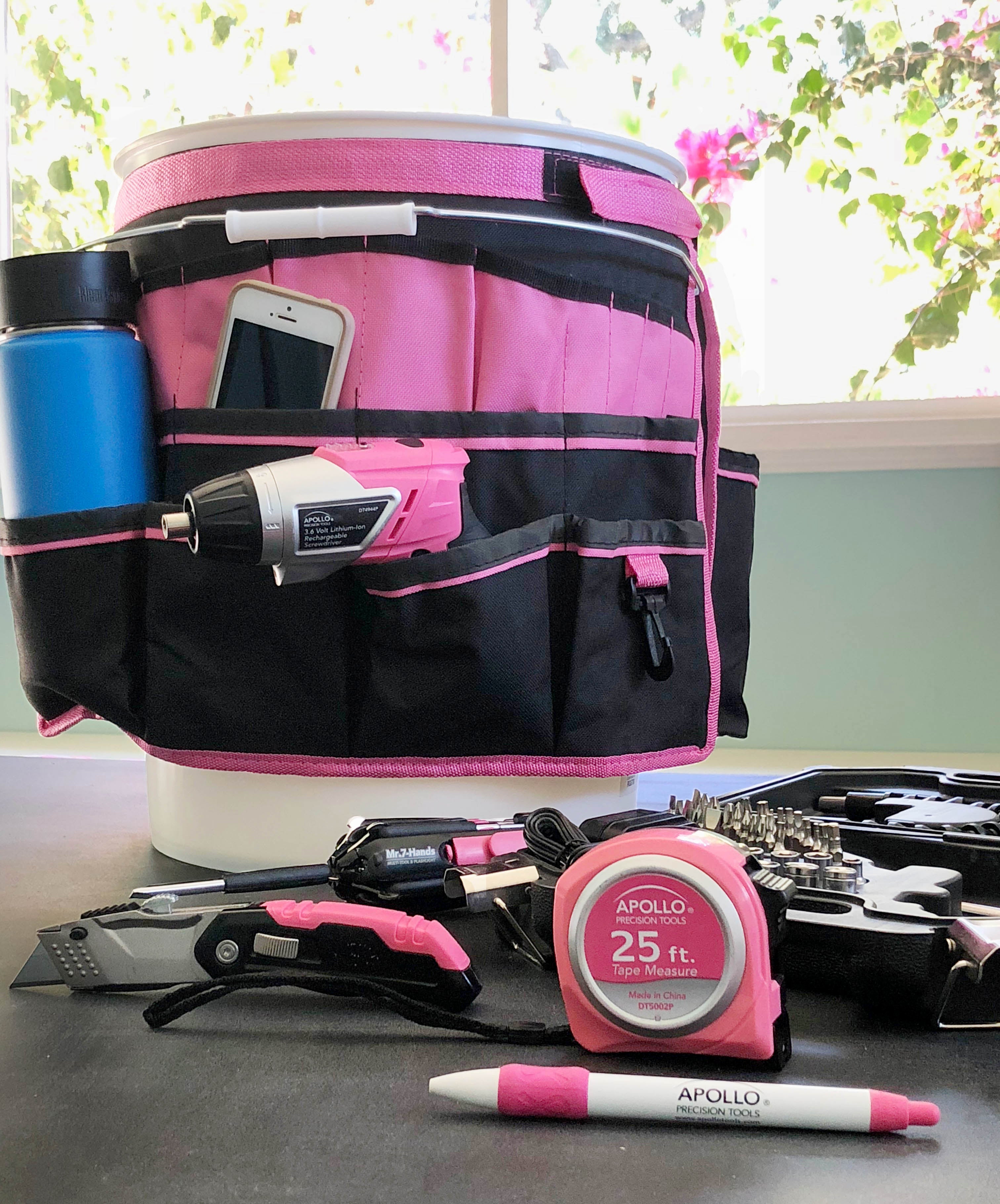Bucket Organizer - Rosa - DT0825P