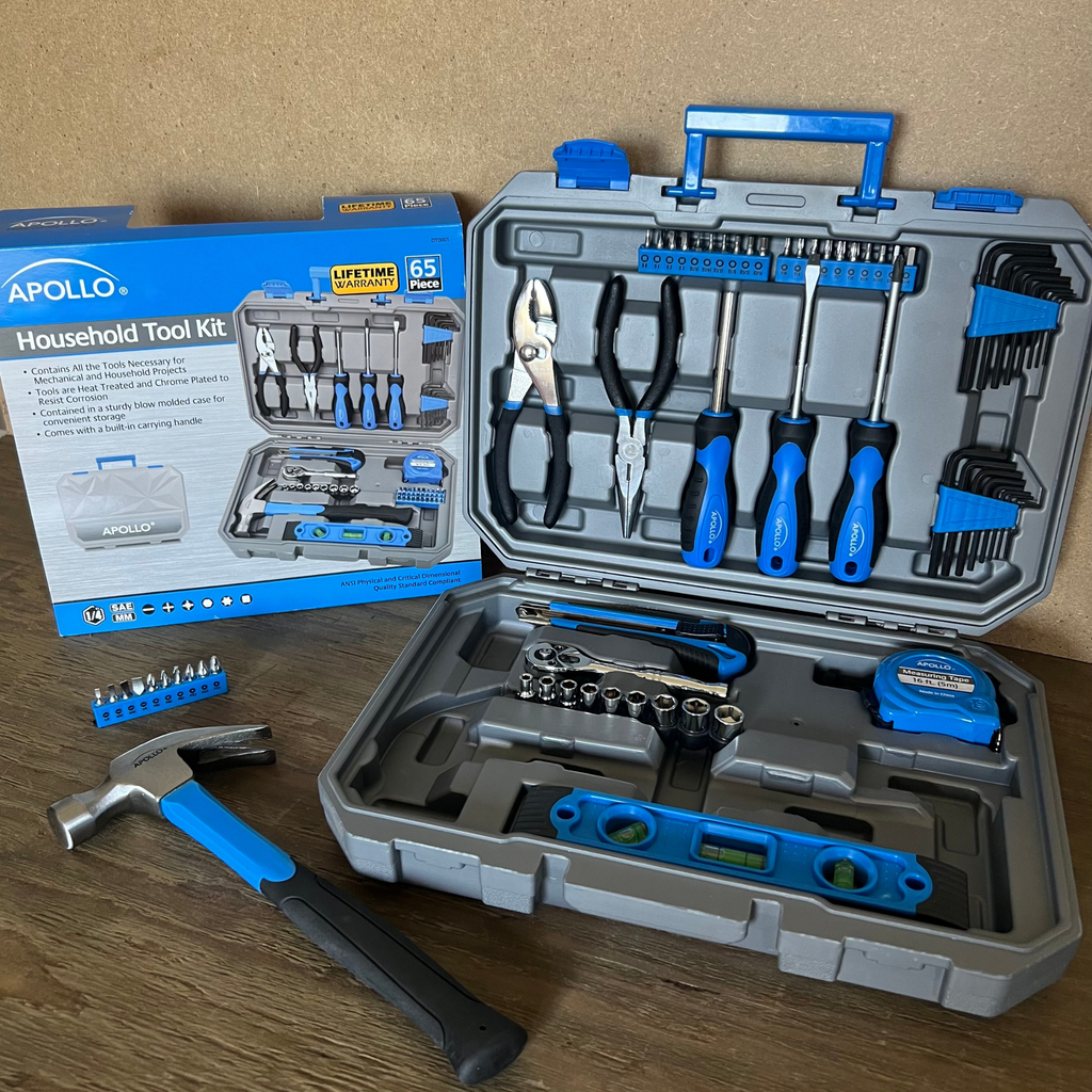 65 Stück Haushalts- und mechanisches Werkzeug-Set - DT0001