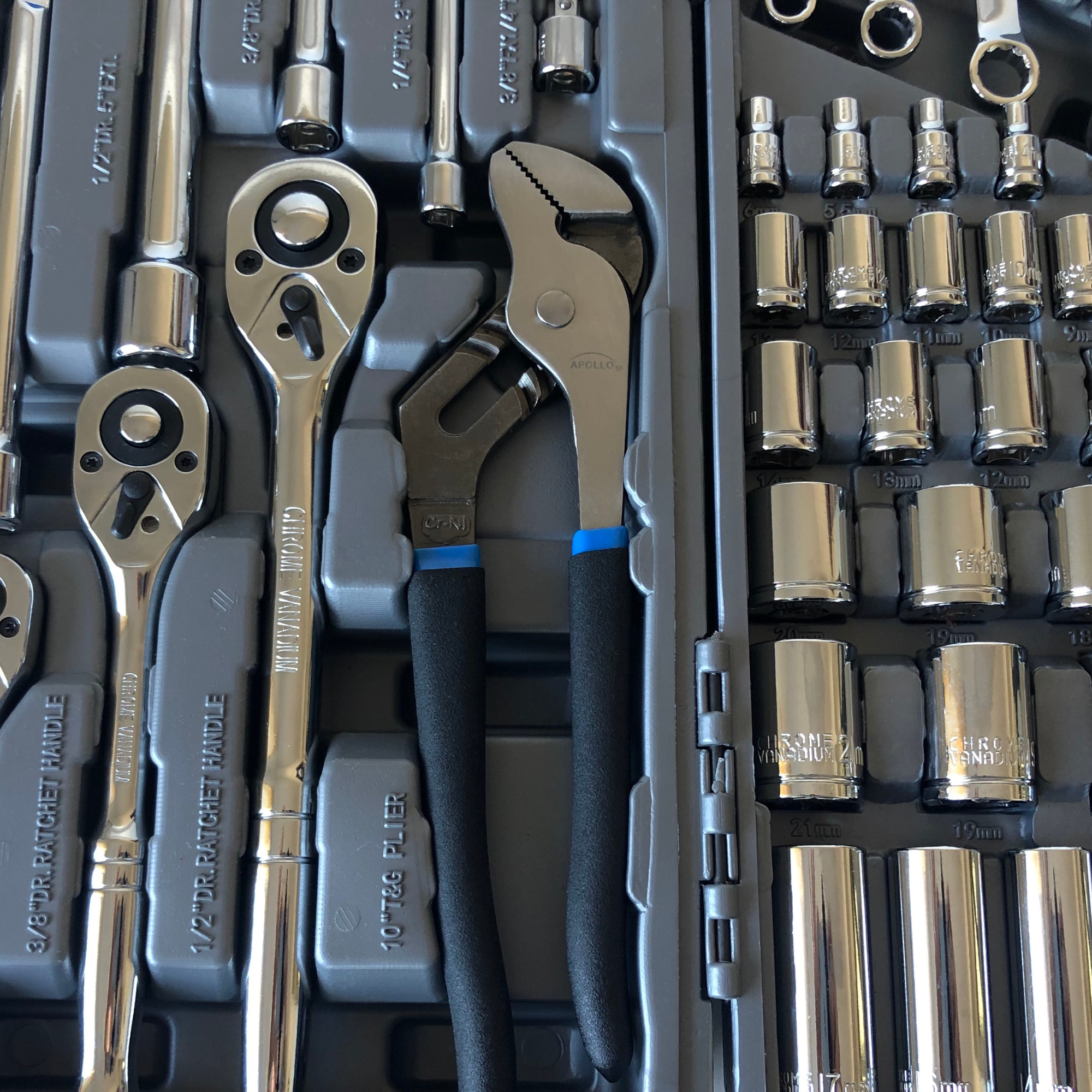 163 Stück Mechanik Werkzeugset - DT0002