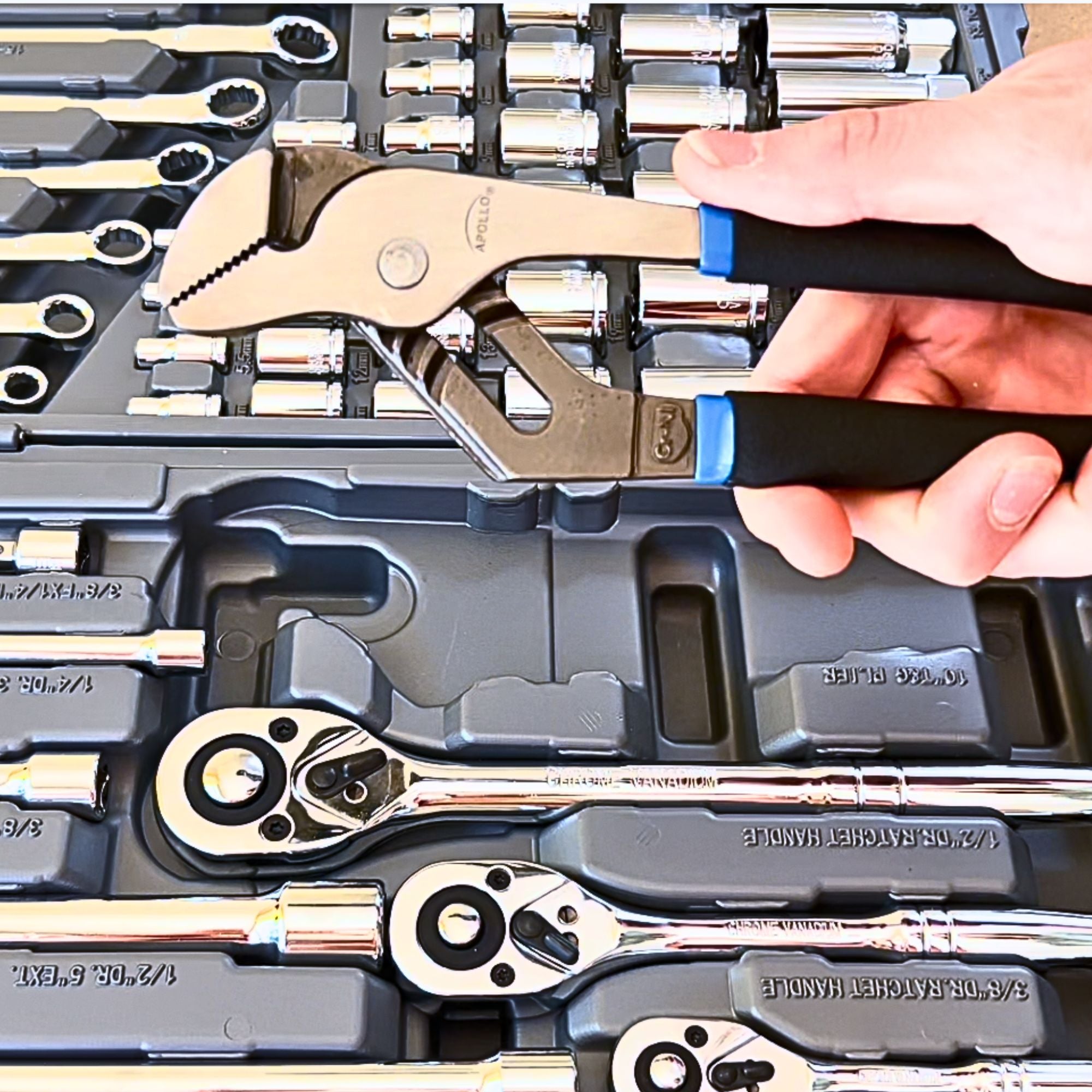 163 Stück Mechanik Werkzeugset - DT0002