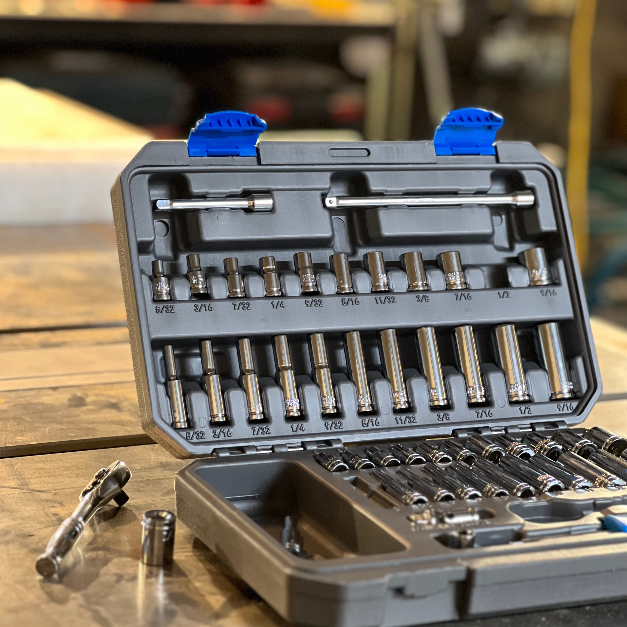 APOLLO TOOLS - DT0004-50 Stück 1⁄4' Drive Socket Set