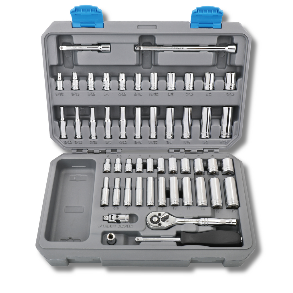 APOLLO TOOLS - DT0004-50 Stück 1⁄4' Drive Socket Set
