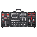 101 Stück mechanisches Werkzeug-Set für Fahrzeug- und Hauswartung, Straßenrand Notfälle SAE und metrisches Werkzeug-Set für Auto, Boot, Wohnmobil, Fahrräder - DT0006