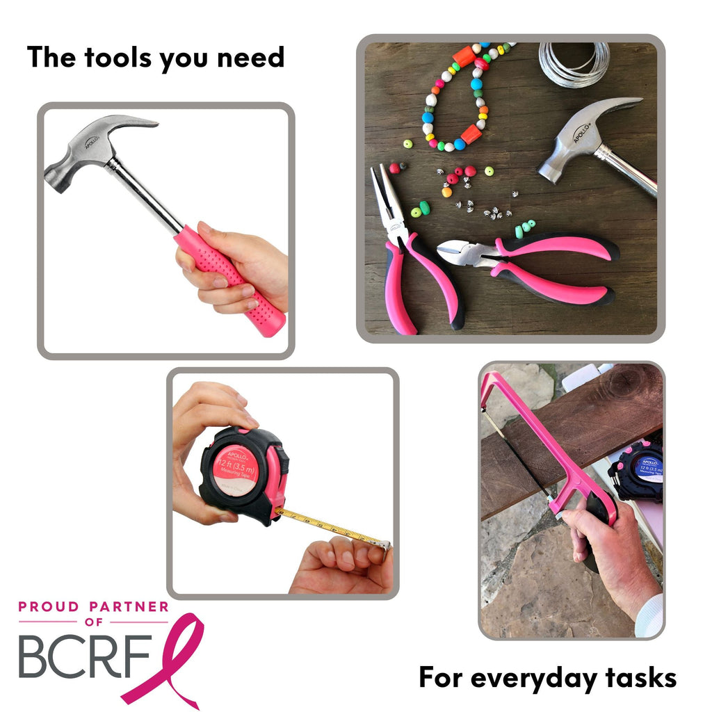 71 Stück Haushalts-Tool-Kit Rosa - DT0204P