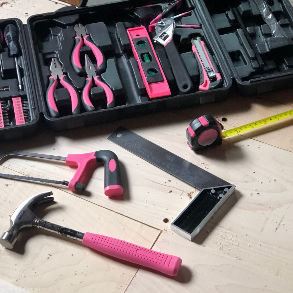 71 Stück Haushalts-Tool-Kit Rosa - DT0204P