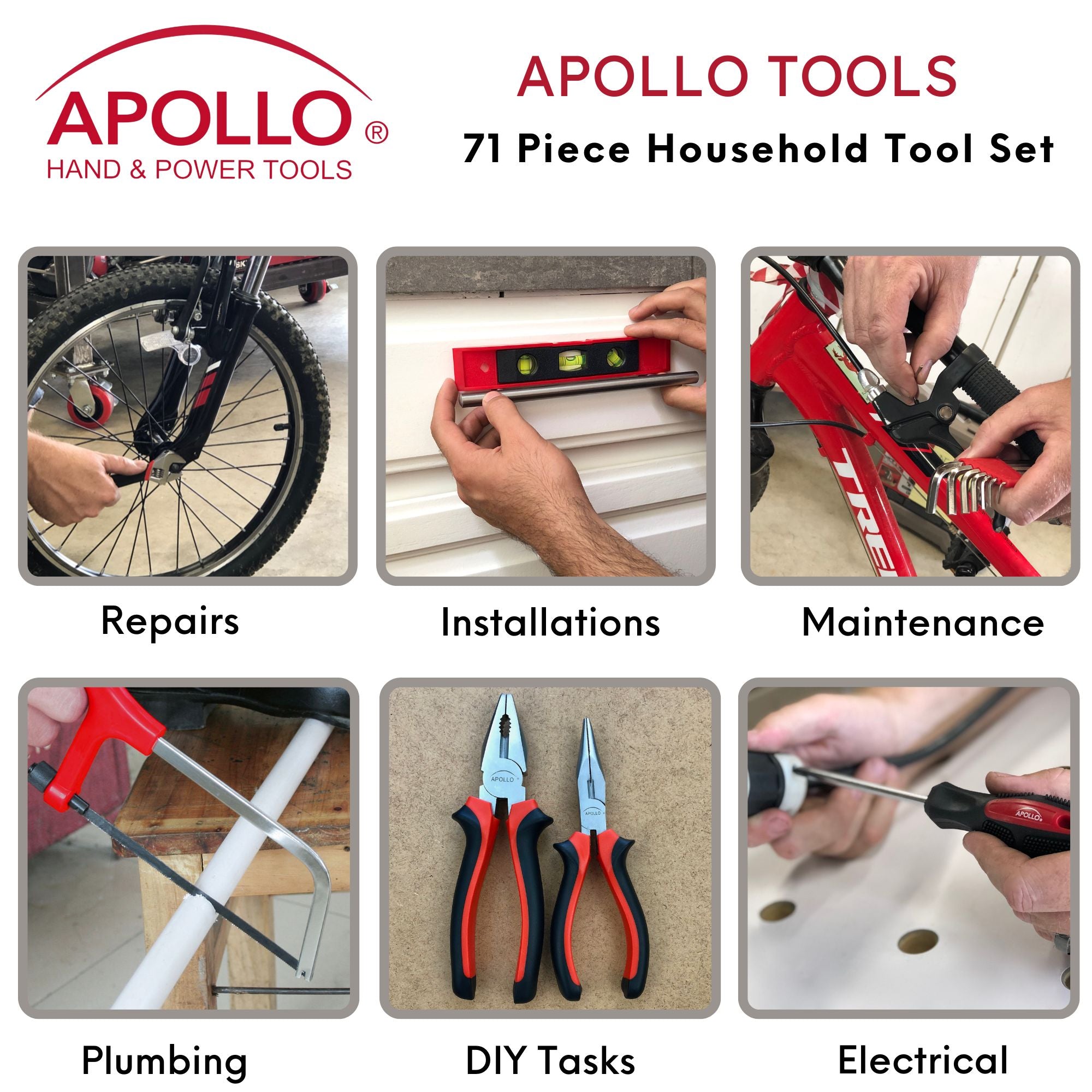71 Stück Haushalts-Tool-Kit - DT0204