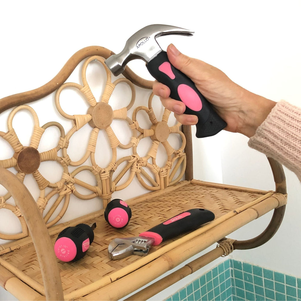 Vier Stück Stubby-Werkzeugsatz - Rosa- DT0240P